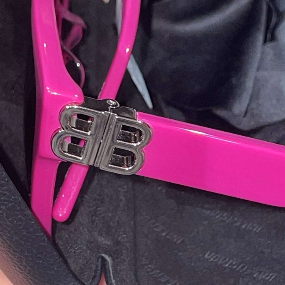 24HR FINAL⚡️DROP ⬇️ SHIPS TODAY❗️Balenciaga Pink Square Sunglasses - Picture 6 of 7